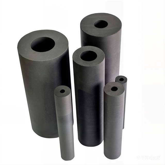 Tubes en graphite de haute pureté pour fours industriels, coulée continue et échangeurs de chaleur